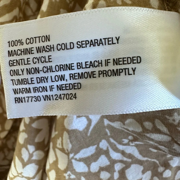 Universal thread floral ruffle short sleeve blouse size XL NWT - Picture 10 of 10